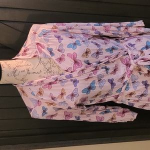 Posh Peanut Woman's Robe Butterfly